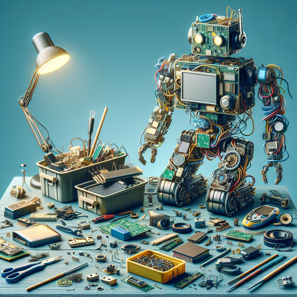 Robótica Reciclada: Transformando Lixo Eletrônico em Robôs DIY Funcionais